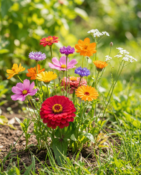 Picking Colourful Bouquet Mix Cut – ettåriga blomsterfrön från SeedsChoice