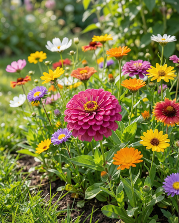 Sommarblommor Endless Summer Mix Colourful Bouquets – ettåriga blomsterfrön från SeedsChoice