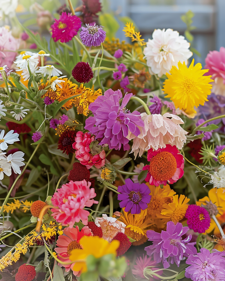 Everlasting Mix för torkade buketter – färgglada frön för ettåriga blommor