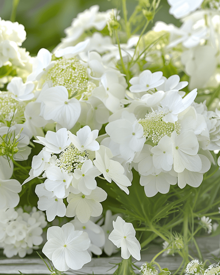 Sommarblommor Sweet White mix blommor frön – ettårig blomma