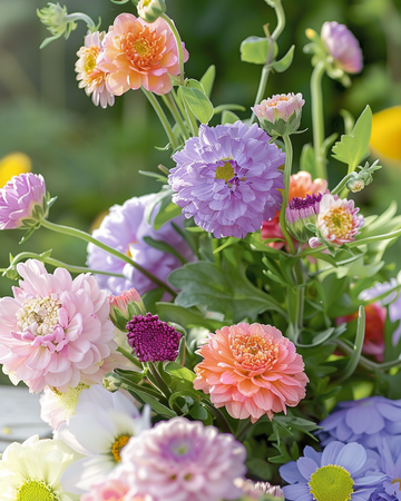 Sommarblommor Stunning Pastel mix blommor frön – ettårig blomma