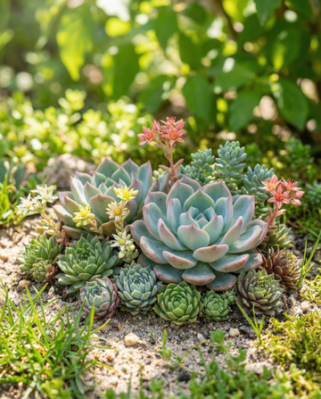 Succulent Mixed Succulents Indoor Collection – frön för fleråriga krukväxter från SeedsChoice