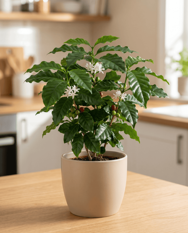 Arabiskt kaffe inomhus-frön (Coffea arabica) – flerårig krukväxt