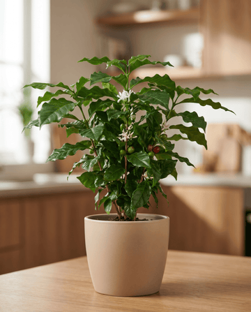 Arabiskt kaffe inomhus (Coffea arabica) – fleråriga krukväxtfrön från SeedsChoice