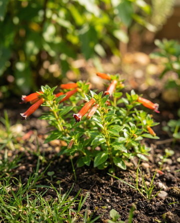 Cigarrblomma för inomhusodling (Cuphea ignea) – flerårig krukväxt, frön från SeedsChoice