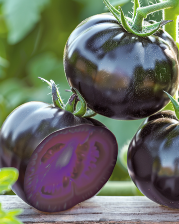 Tomat Indigo Rose Black frön (Solanum lycopersicum) – ettårig grönsak