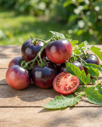 Tomat Indigo Rose Black (Solanum lycopersicum) – ettåriga grönsaksfrön från SeedsChoice