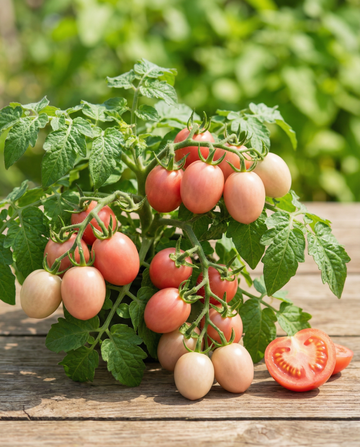 Cocktailtomato Pink Thai Egg (Solanum lycopersicum) – ettåriga grönsaksfrön från SeedsChoice