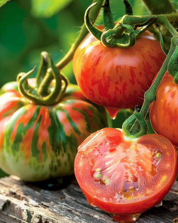 Tomatfrön Tigerella (Solanum lycopersicum) – ettårig grönsak