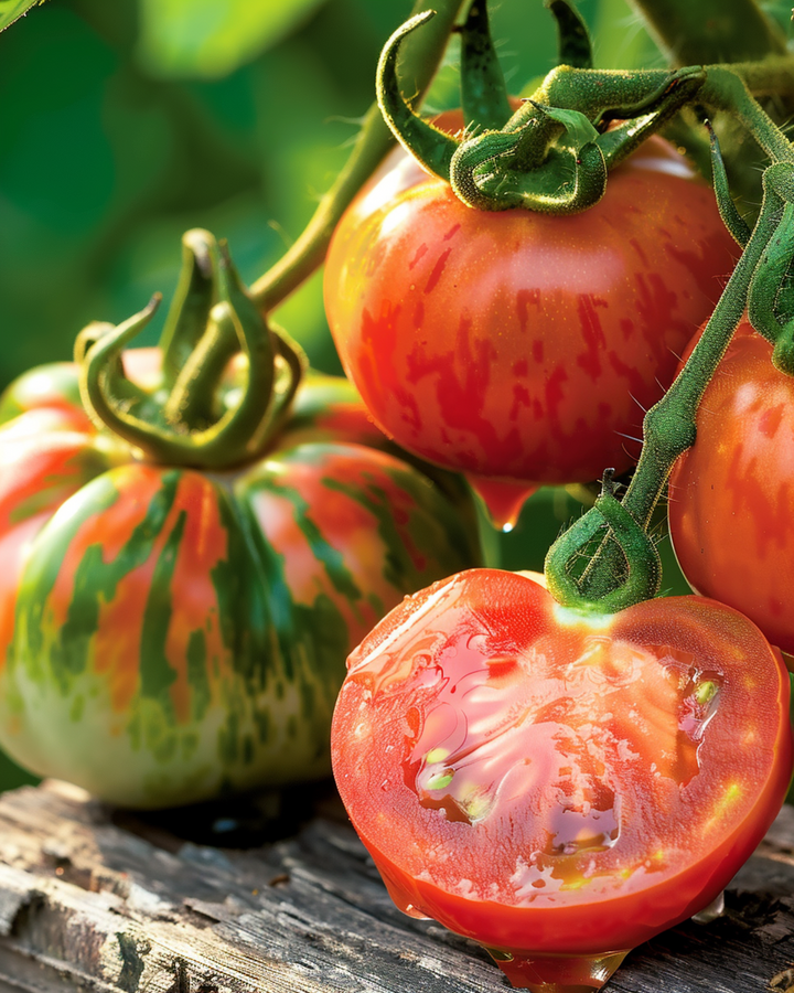 Tomatfrön Tigerella (Solanum lycopersicum) – ettårig grönsak