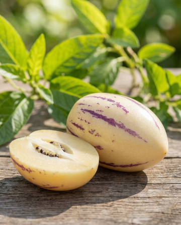 Melonpäron (Solanum muricatum) – fleråriga grönsaksfrön från SeedsChoice