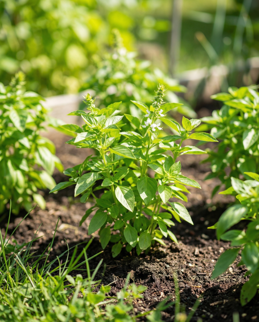 Citronbasilika Microgreens (Ocimum basilicum) – microgreensfrön från SeedsChoice