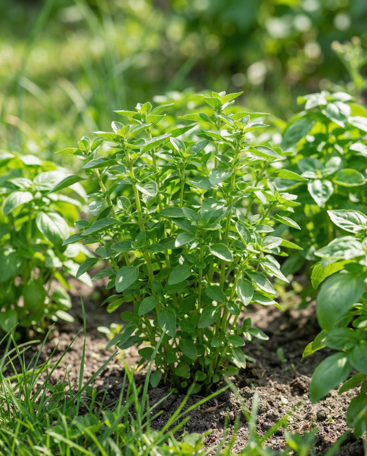 Finbladig basilika (Ocimum basilicum) – ettåriga örtfrön från SeedsChoice