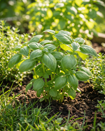 Basilika Italiano Classico (Ocimum basilicum) – ettåriga örter från SeedsChoice