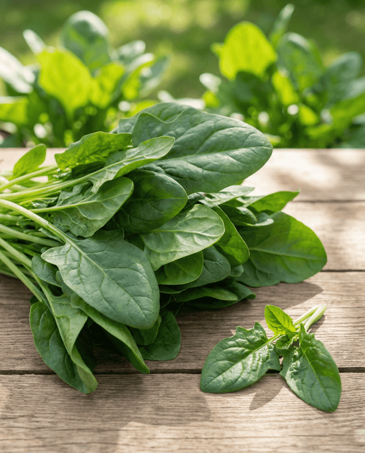 Spenat Nores (Spinacia oleracea) – ettåriga grönsaksfrön från SeedsChoice