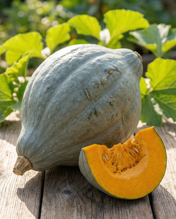 Pumpafrön Hubbard Blue (Cucurbita maxima) – ettårig grönsak från SeedsChoice