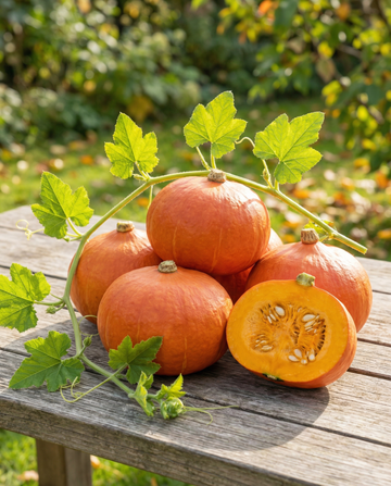 Pumpafrön Baby Bear (Cucurbita maxima) – ettåriga grönsaksfrön från SeedsChoice