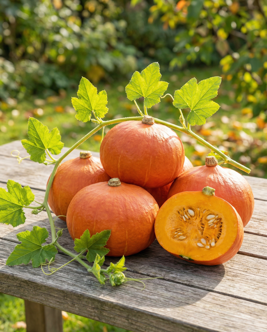 Pumpafrön Baby Bear (Cucurbita maxima) – ettåriga grönsaksfrön från SeedsChoice