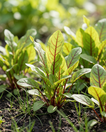 Rödådrad syra microgreens (Rumex sanguineus) – ettåriga microgreenfrön från SeedsChoice