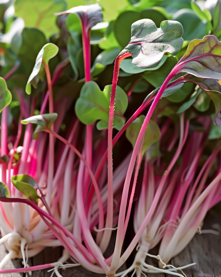 Rädisfrön Daikon Red mikrogrönt (Raphanus sativus) – ettårigt mikrogrönt