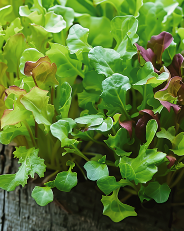 Salladsfrön blandning mikrogrönt baby leaf mix (Lactuca sativa) – ettårigt mikrogrönt