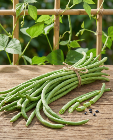 Lång bönböna med svarta frön (Vigna sesquipedalis) – ettåriga grönsaksfrön från SeedsChoice