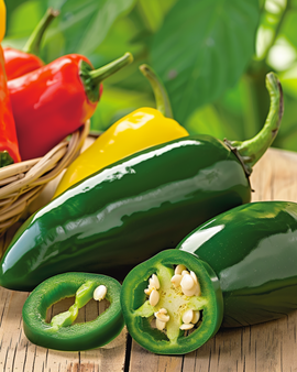 Jalapeñopepparfrön Capsicum annuum ettårig grönsakssort