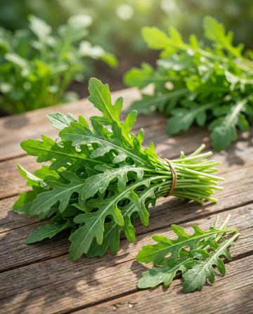 Ruccola marsvinsfoderblandning (Eruca sativa) – ettåriga grönsaksfrön från SeedsChoice