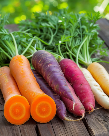Morotsfrösband Rainbow Mix (Daucus carota) – ettårigt frösband