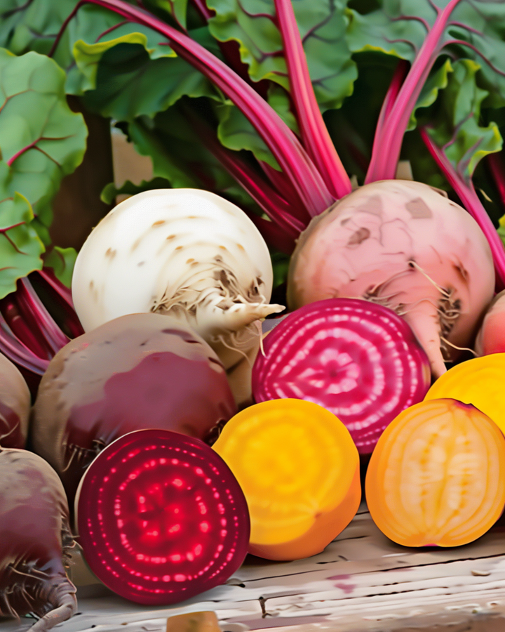 Rödbetsfrön Hula Hoop 4 Color Mix (Beta vulgaris) – ettårig grönsak