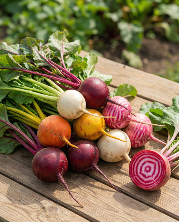 Rödbeta Hula Hoop 4 Color Mix (Beta vulgaris) – frön för ettårig grönsak från SeedsChoice