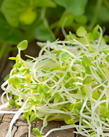 Alfalfa-groddar microgreens-frön (Medicago sativa) – ekologiska ettåriga groddfrön