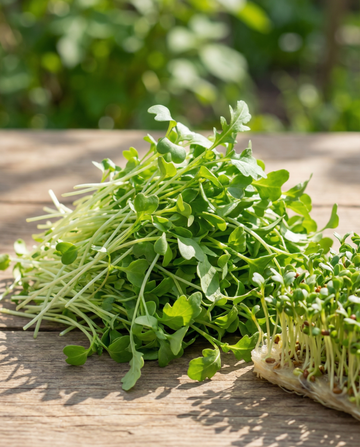 Groddningsruccola (Eruca sativa) – ekologiska ettåriga groddfrön från SeedsChoice