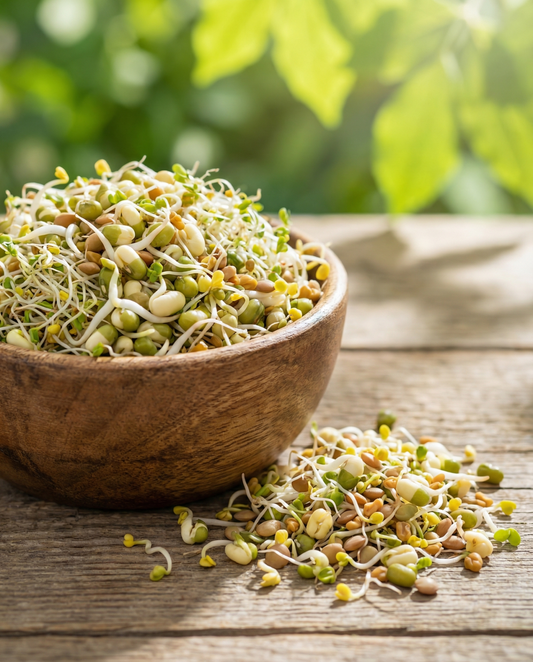 Groddsallad (Lactuca sativa) – ekologiska ettåriga groddsfrön från SeedsChoice