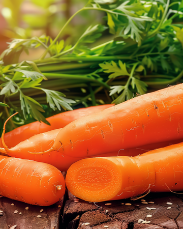 Carrots Nantes 2 Pelleted-frön (Daucus carota) – ettårig grönsak