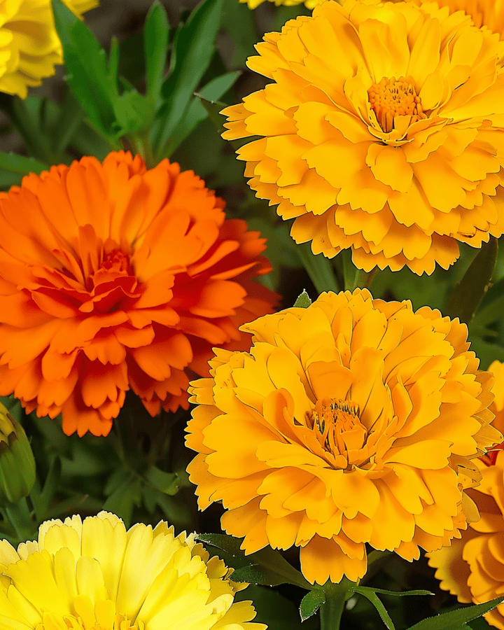 Doppia Fiesta Multicolor frön (Calendula officinalis) – ettårig