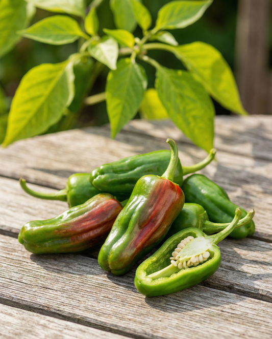 Padron Pepper Mild (Capsicum annuum) – grönsaksfrön från SeedsChoice