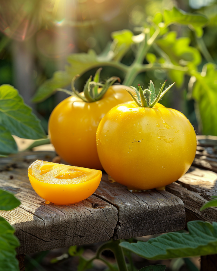 Gul tomat Golden Boy F1 Hybrid frön (Solanum lycopersicum) – grönsak