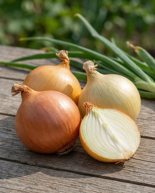 Lök Mix Tris Di Cipolle (Allium cepa) – tvåårigt grönsaksfrö från SeedsChoice