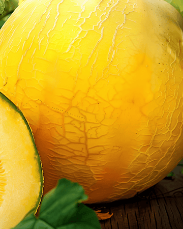 Frön av gul vintermelon Giallo Inverno (Cucumis melo) – ettårig grönsak