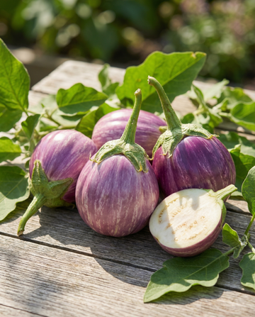 Aubergine Prosperosa (Solanum melongena) – grönsaksfrön från SeedsChoice