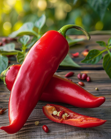 Corno Rosso paprikafrön (Capsicum annuum) – ettårig grönsak