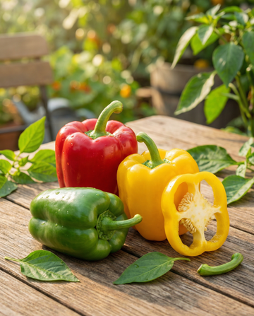 Paprika Mix Three Color (Capsicum annuum) – grönsaksfrön från SeedsChoice