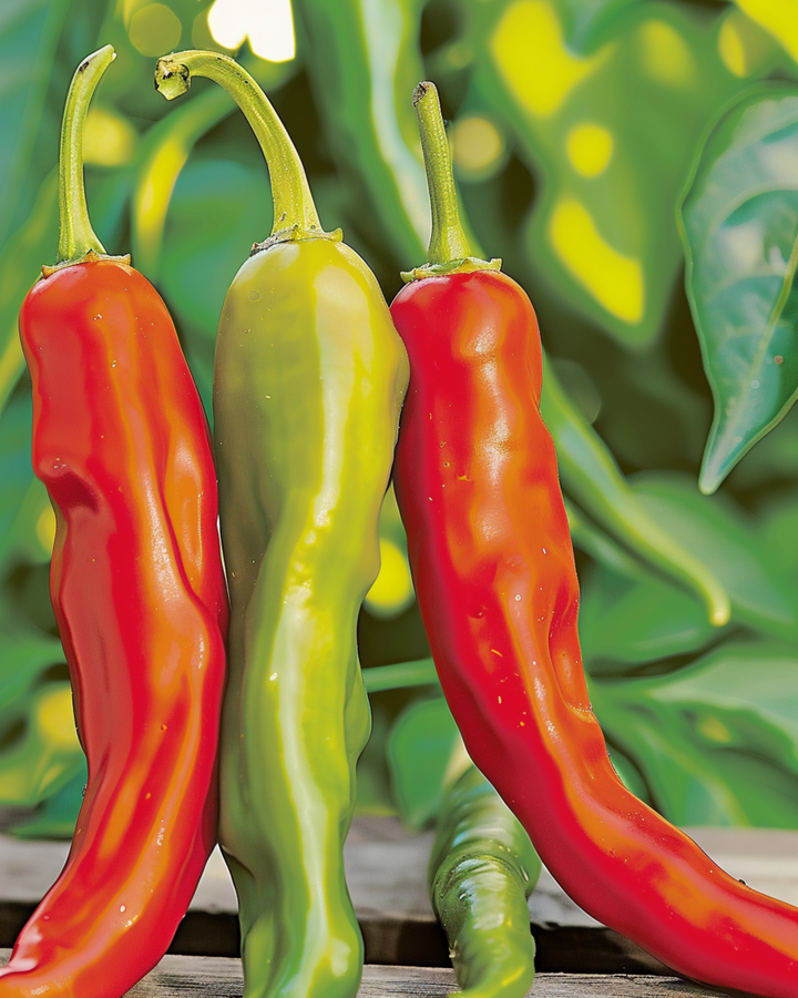 Paprika Dolce Di Bergamo frön (Capsicum annuum) – ettårig grönsak
