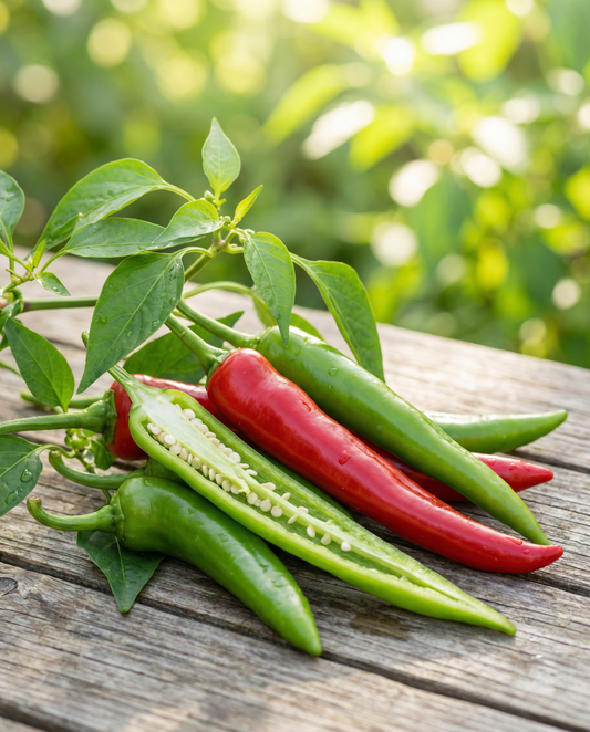 Paprika Dolce Di Bergamo (Capsicum annuum) – ettåriga grönsaksfrön från SeedsChoice