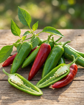 Friggitello Pepper Early (Capsicum annuum) – grönsaksfrön från SeedsChoice