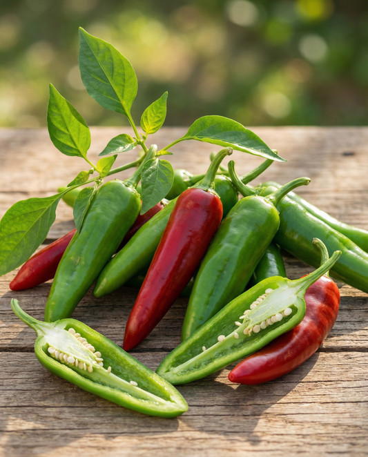Friggitello Pepper Early (Capsicum annuum) – grönsaksfrön från SeedsChoice