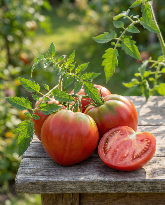 Tomat Cuor De Bue (Solanum lycopersicum) – ettåriga grönsaksfrön från SeedsChoice