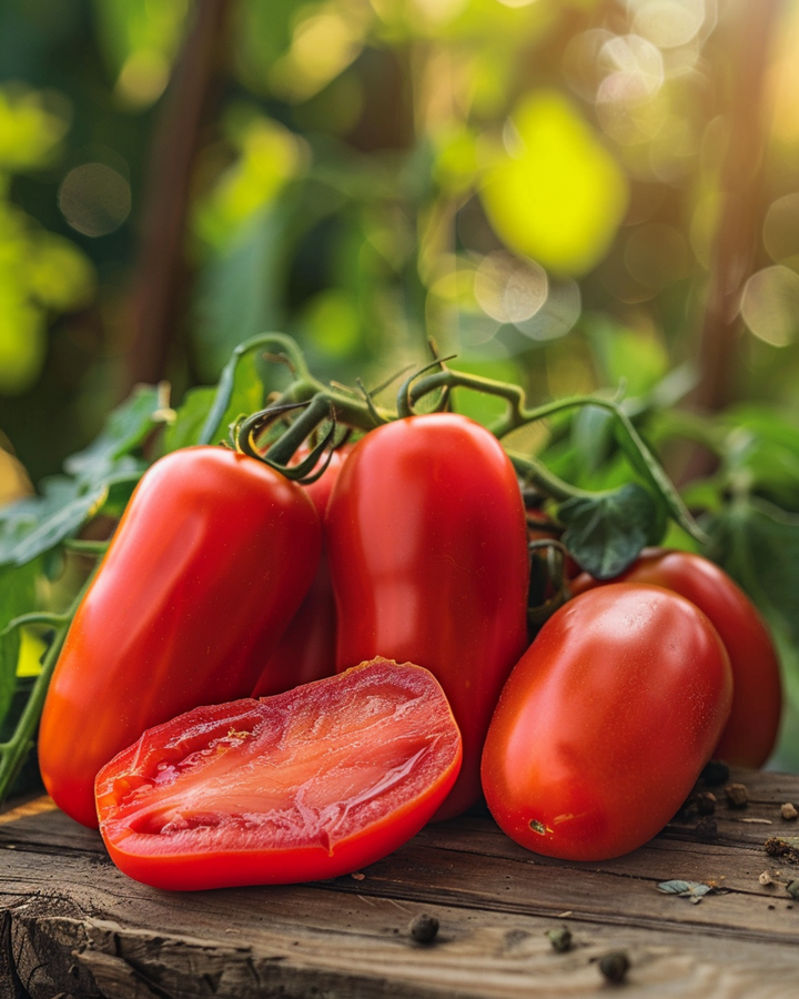San Marzano-tomatfrön (Solanum lycopersicum) – ettårig grönsak