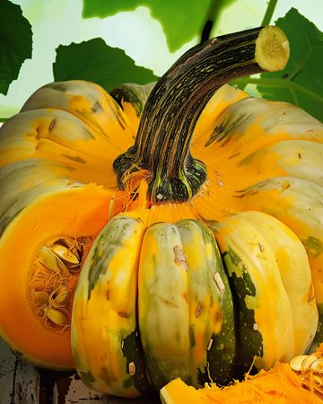 Round Padana-pumpafrön (Cucurbita maxima) – ettårig grönsak
